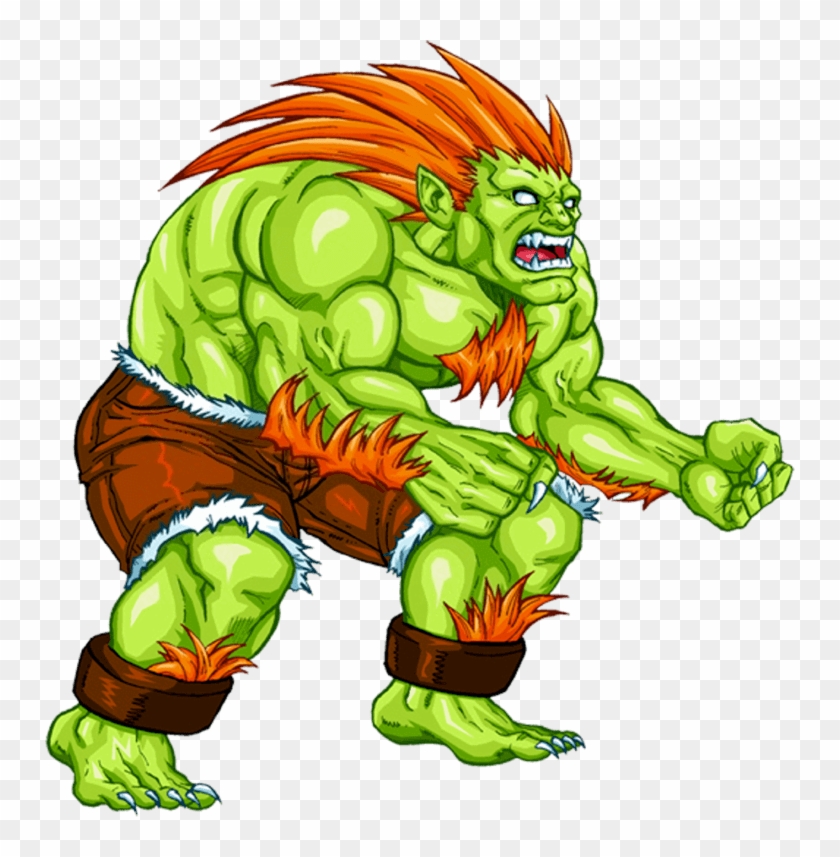 Blanka Street Fighter Clipart
