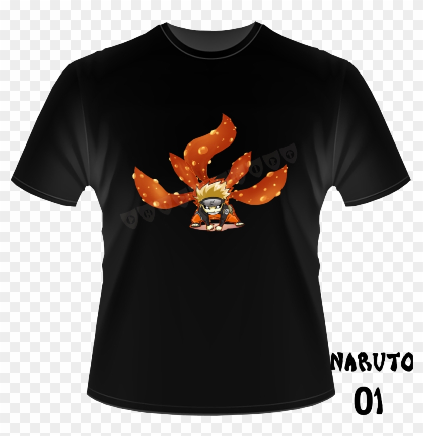 Naruto Chibi Shirt - Nekrogoblikon T Shirt Clipart