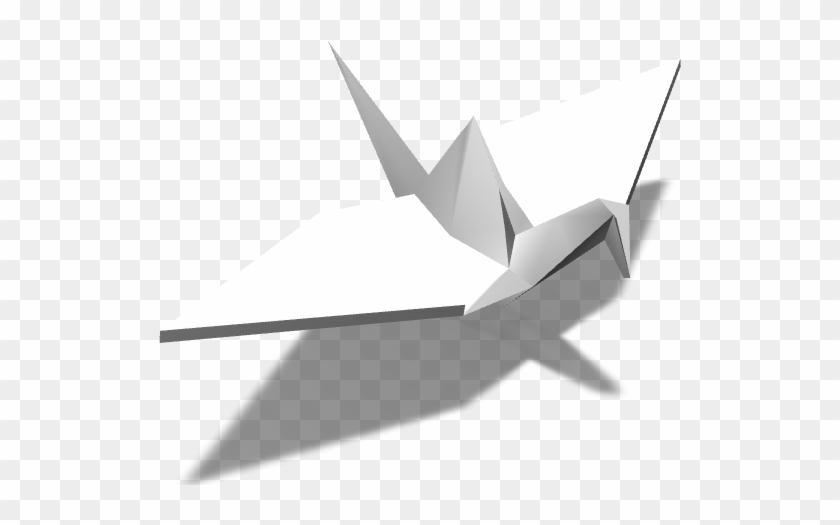 Paper Origami Crane Pendant - Origami Clipart #5557472