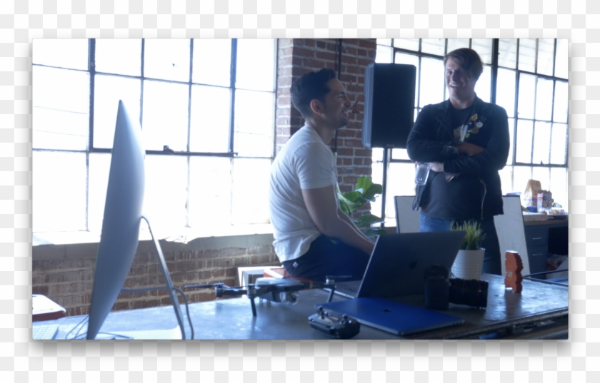 John Shooting The Breeze With An Aspiring Youtuber - Table Clipart