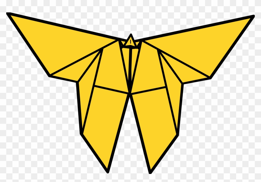 This Free Icons Png Design Of Origami Butterfly - Origami Clipart Transparent Png