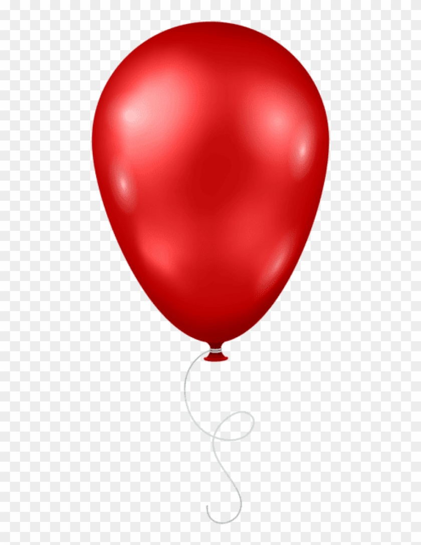 Red Balloon Transparent Background - Kırmızı Balon Png Clipart