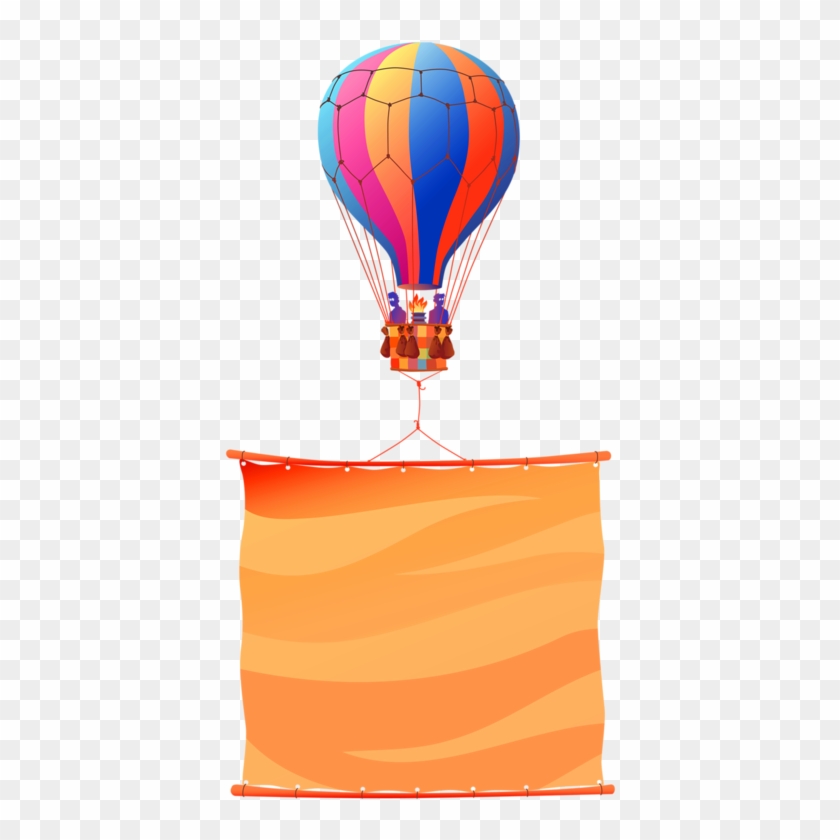 Hot Air Balloon Frame Clipart