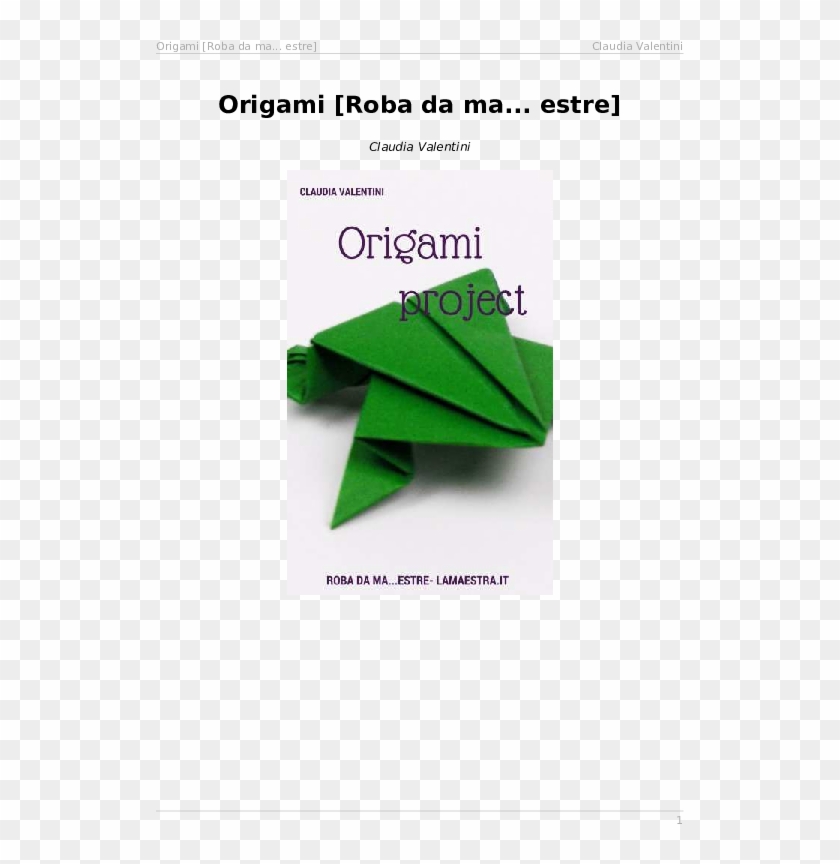 Pdf - Origami Clipart