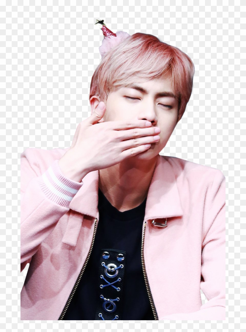 Jin Transparent Pink - Bts Jin 2017 Pink Clipart