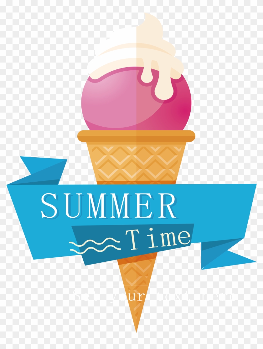 Transparent Cone Illustrator - Cone Ice Cream Vector Clipart #5558775