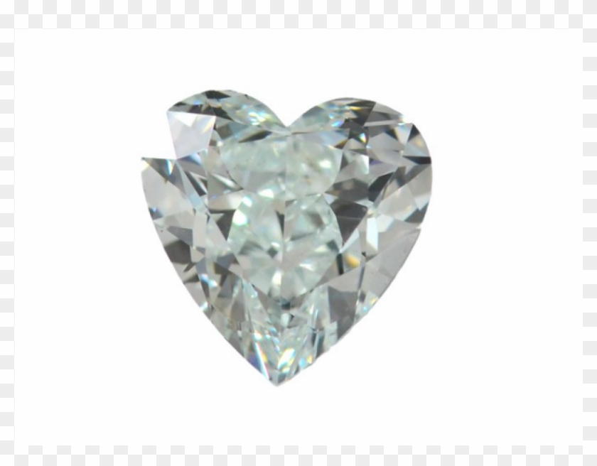 Light Green Diamond - Heart Clipart