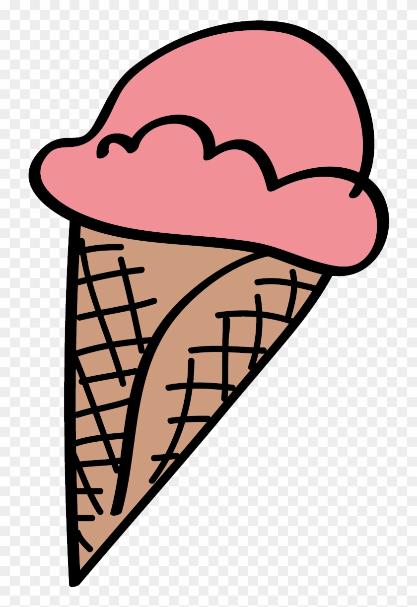 Ice Cream Cone - Ice Cream Clipart Art - Png Download #5558917