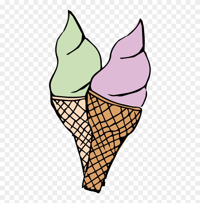 Ice Cream Cones Transprent - Ice Cream Clipart #5558972