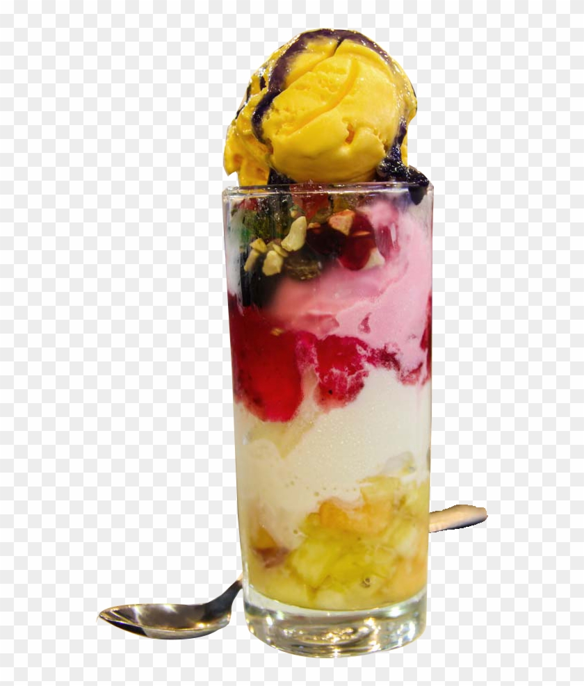 Ice Cream Vector, Ice Cream Glass, Ice Cream Glass - Sundae Clipart