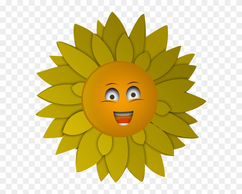 Sunflower Emo - Transparent Background Sunflower Transparent Clipart