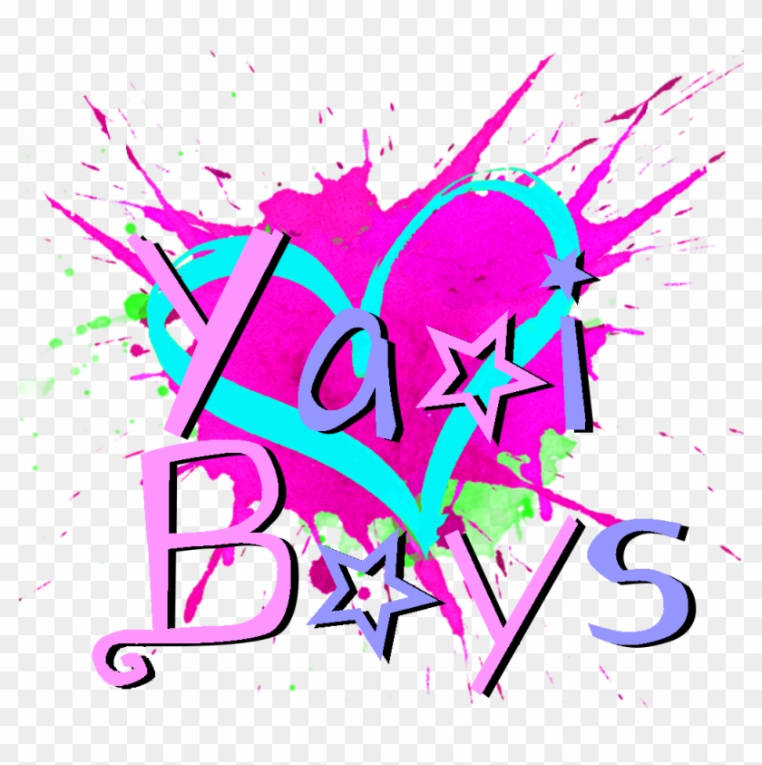 Yaoi Boys Retro Paint Hers> - Graphic Design Clipart