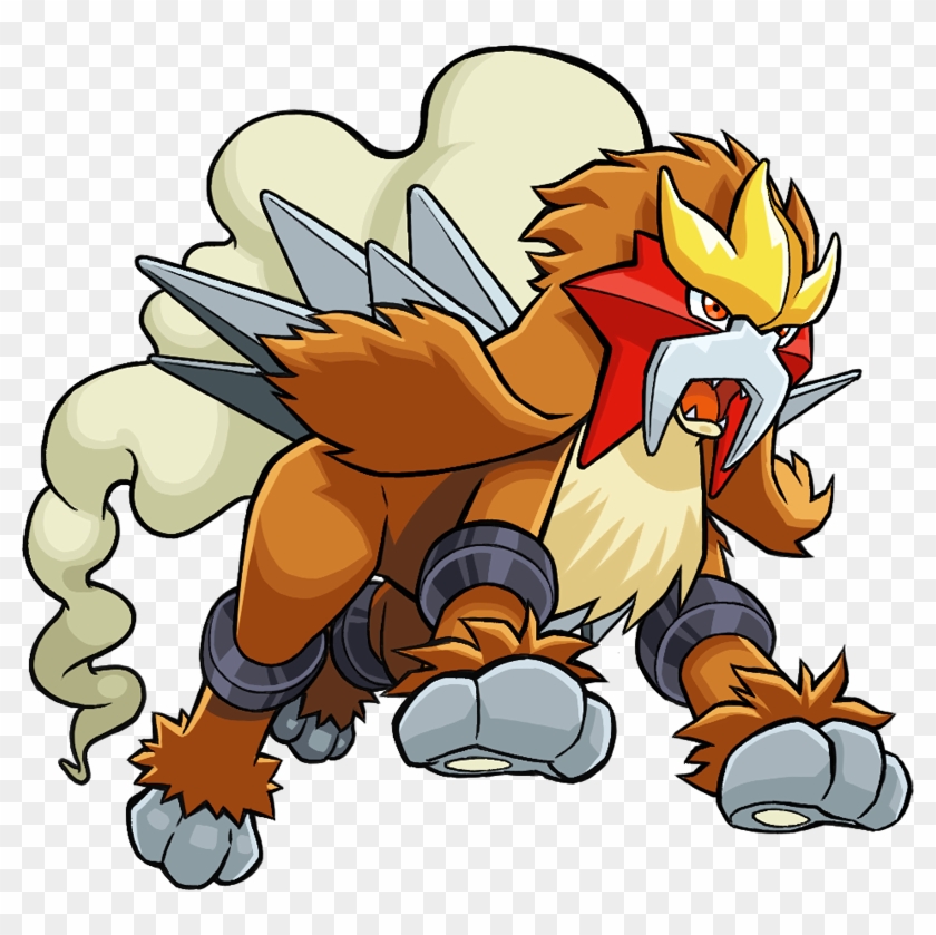 Shiny Entei - Entei Pokemon Drawing Clipart
