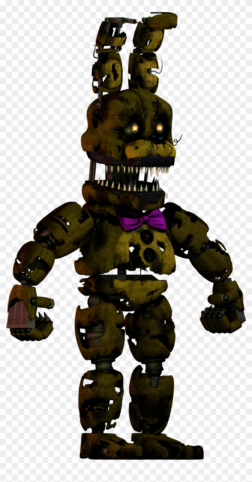 Nightmare Spring Bonnie Full Body By Wiirexu - Five Nights At Freddy's Nightmare Spring Bonnie Clipart