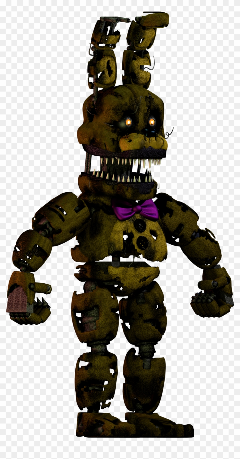 Nightmare Spring Bonnie Full Body By Wiirexu - Five Nights At Freddy's Nightmare Spring Bonnie Clipart #5559695