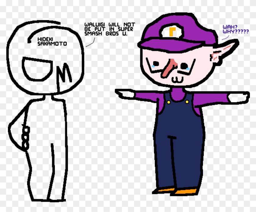 Why Not Waluigi - Cartoon Clipart