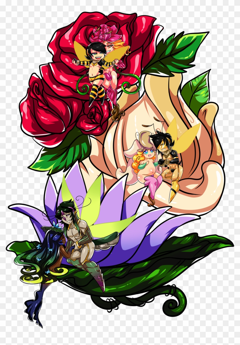 Chibi Stickers For My Yaoi Webcomic Rights Of Spring Clipart