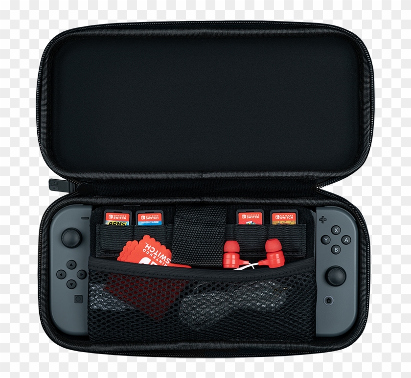 This Case Provides The Essentials In An Elegant Portable - Pdp Switch Slim Travel Case Clipart