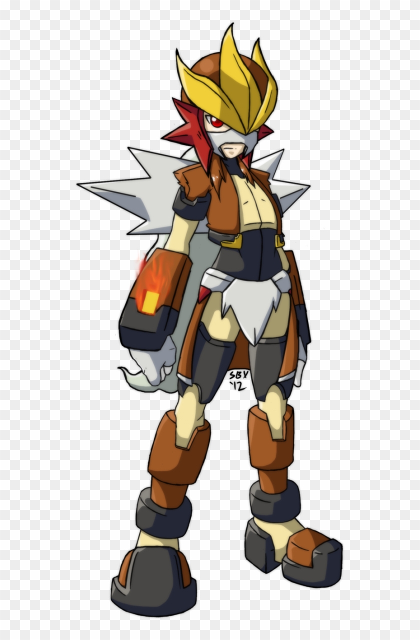 Model E Entei Zx By Silver Blur X D4vny1y - Megaman Zx Pokemon Clipart #5560219