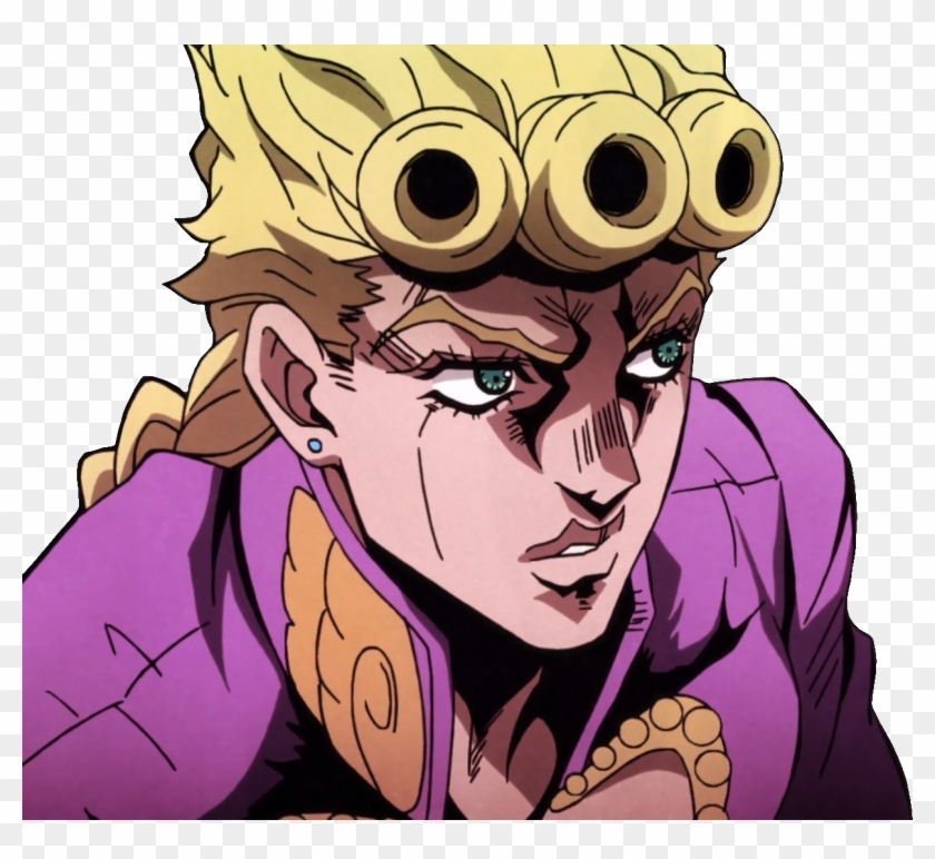 Giorno Giovanna My Work Anime Vento Aureo , Png Download - Cartoon Clipart #5560434