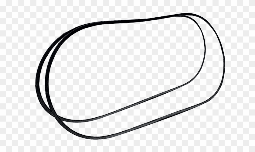 Pop Up Banner Frame - Line Art Clipart