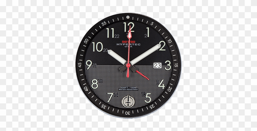 Hypertec H61 Black 2 Dial - Wall Clock Clipart