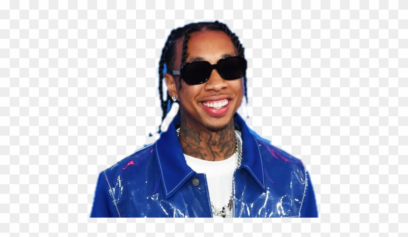 Tyga Sticker - Tyga Long Hair Clipart