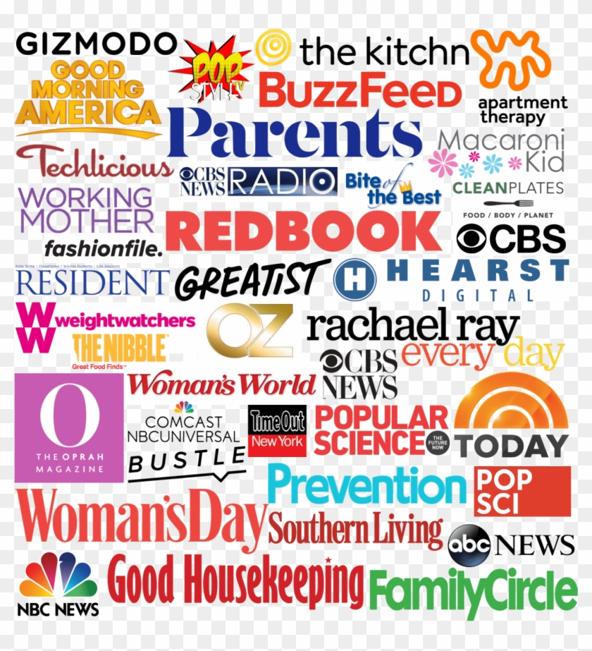 Gfpe 2019 Last Year's Media Logo Array - Graphic Design Clipart