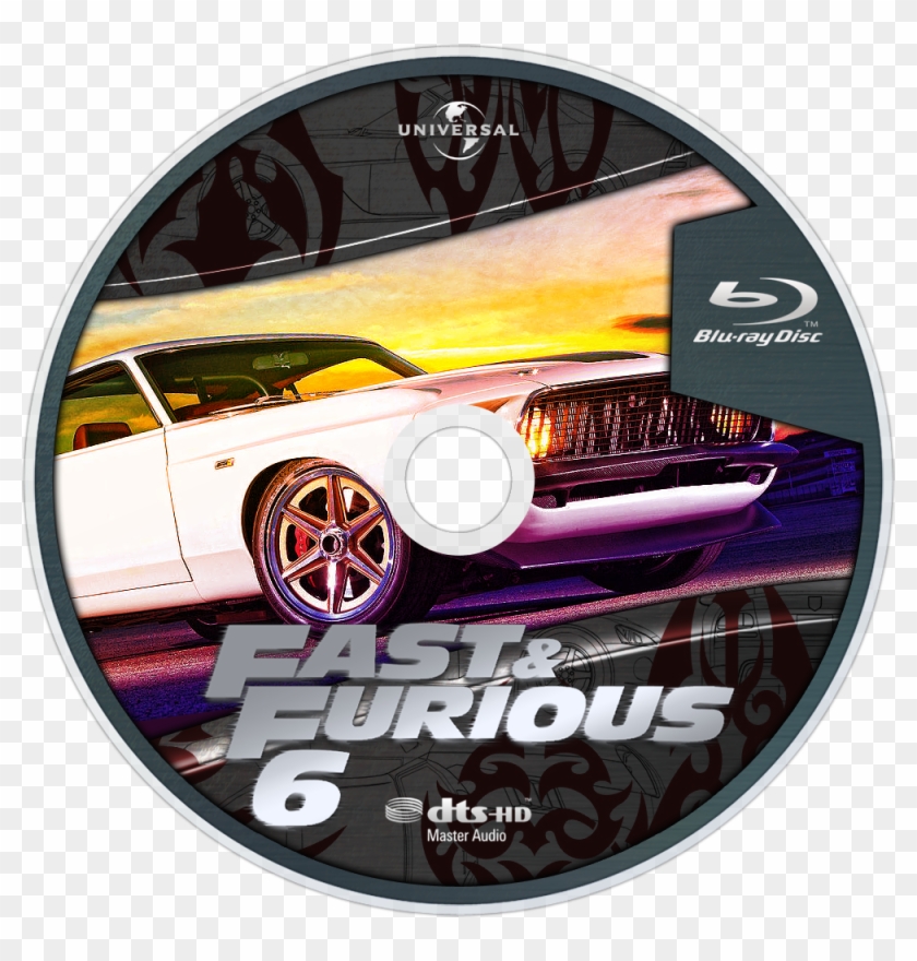 The Fast And The Furious 6 Bluray Disc Image - Fast And Furious 8 Bluray Clipart #5562084