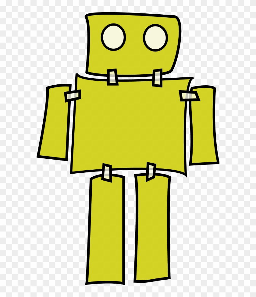 Vector Clip Art - Robot Vector Black And White Png Transparent Png