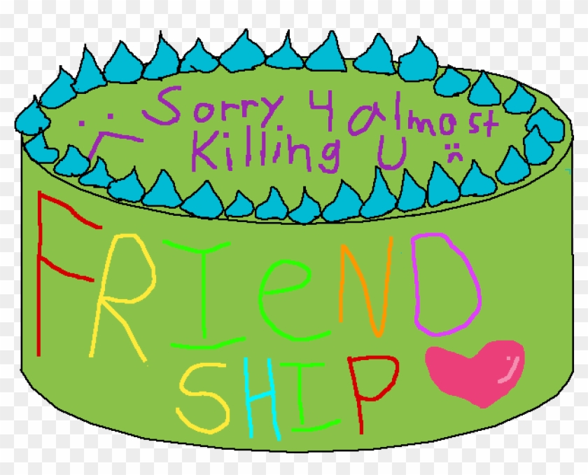 Sorry For Almost Killing You Cake To Liu Kang - Sorry For Almost Killing You Clipart #5562803