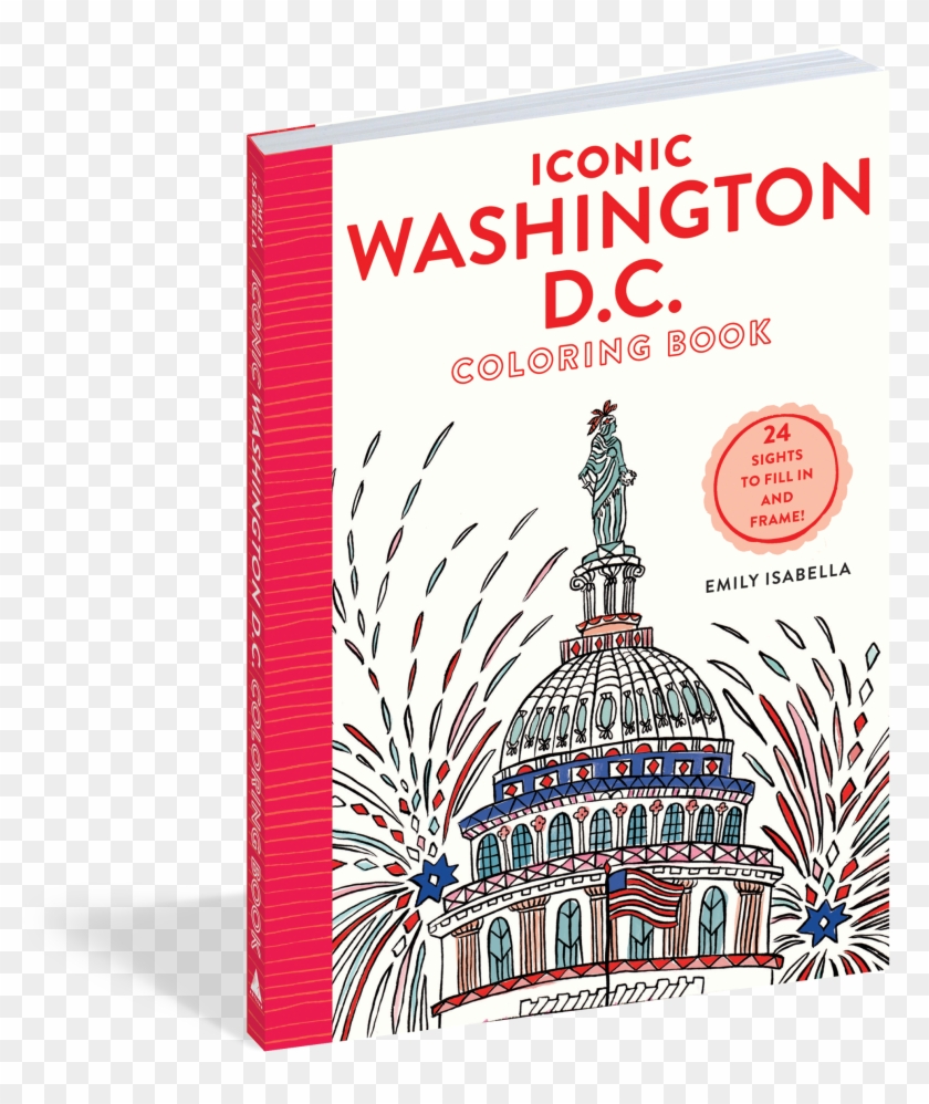 Iconic Washington D.c. Coloring Book: 24 Sights To Clipart #5562851