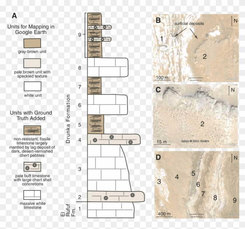 For Mapping In Google Earth, We Established A Stratigraphy - Floor Plan Clipart #5563401
