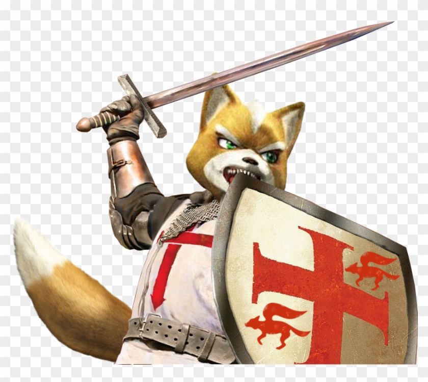 Sticker Starfox Fox Mccloud Assault Templier Chevalier - Make The Holy Land Great Again Clipart #5563876