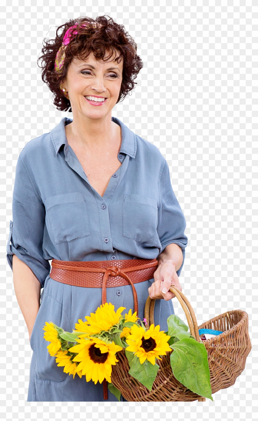 Dreama With Basket - Bouquet Clipart #5564178