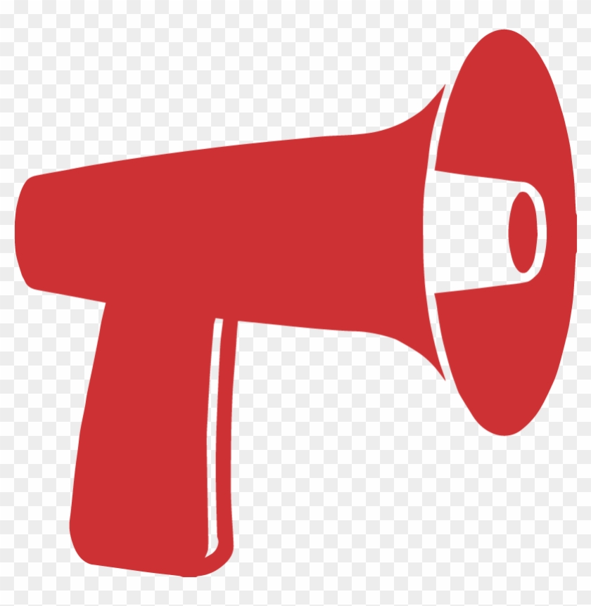 Team Up - Megaphone Icon Grey Clipart