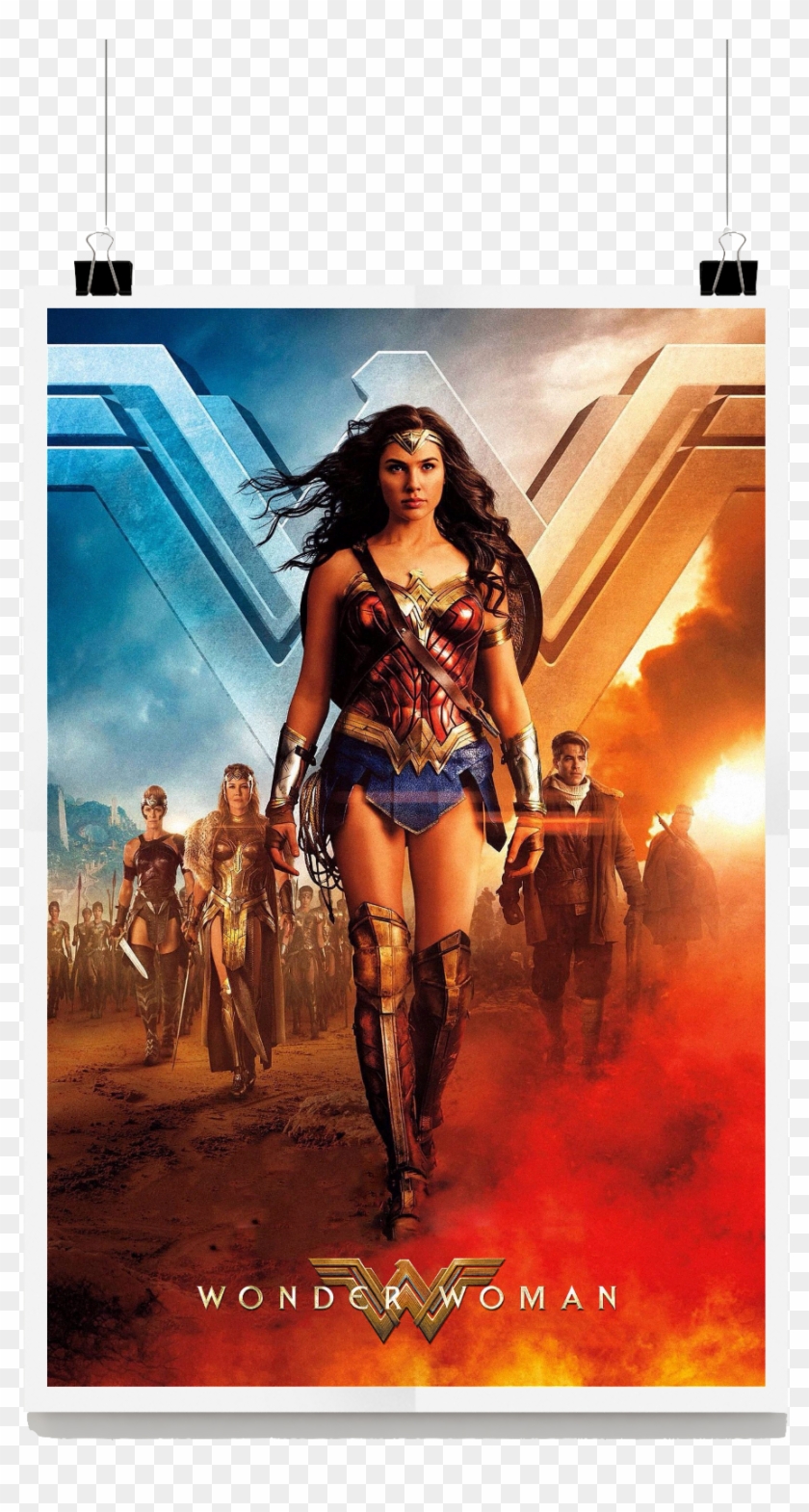 Wonder Woman Movie Review - Wonder Woman Background Clipart #5565148