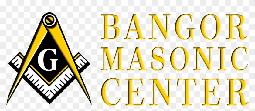 Bangor Masonic Center - Sign Clipart #5565616