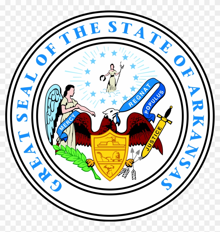 File Arkansas Stateseal - Arkansas State Seal Clipart #5565800