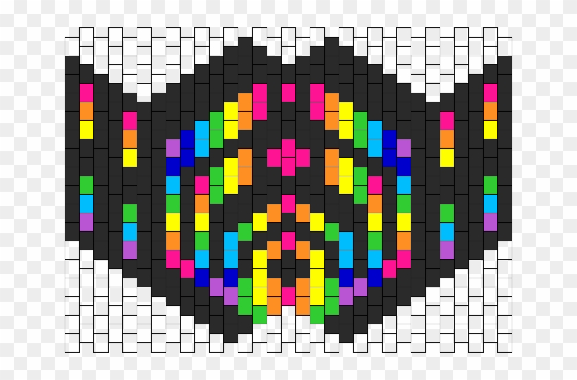 Bassnectar Mask Bead Pattern - Bruges Clipart