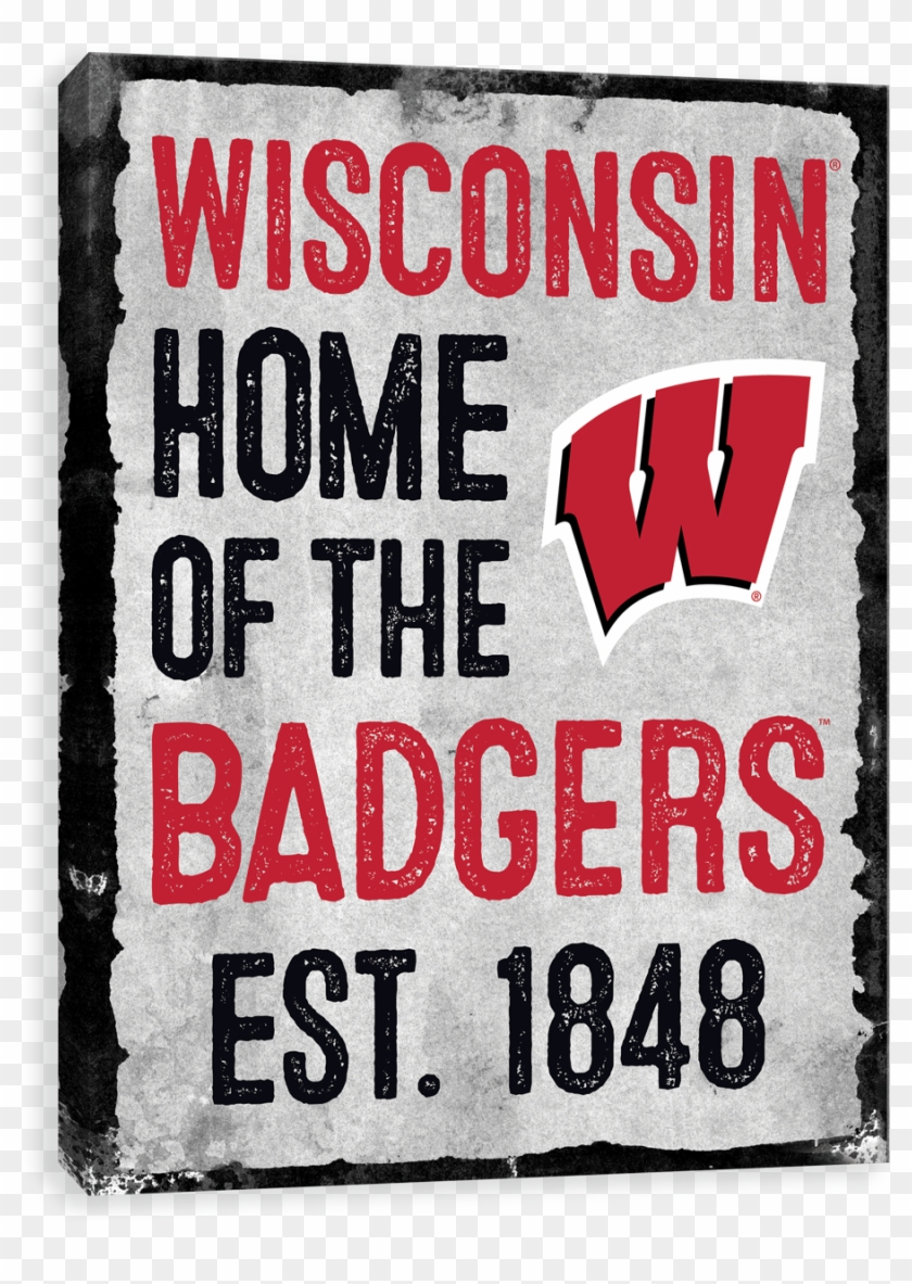 Wisconsin Badgers Home - Poster Clipart #5566382