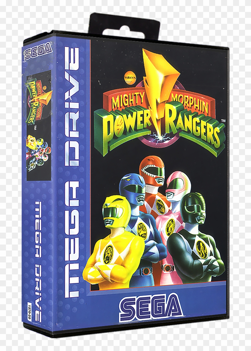 Mighty Morphin Power Rangers - Mighty Morphin Power Rangers Mega Drive Clipart #5566533