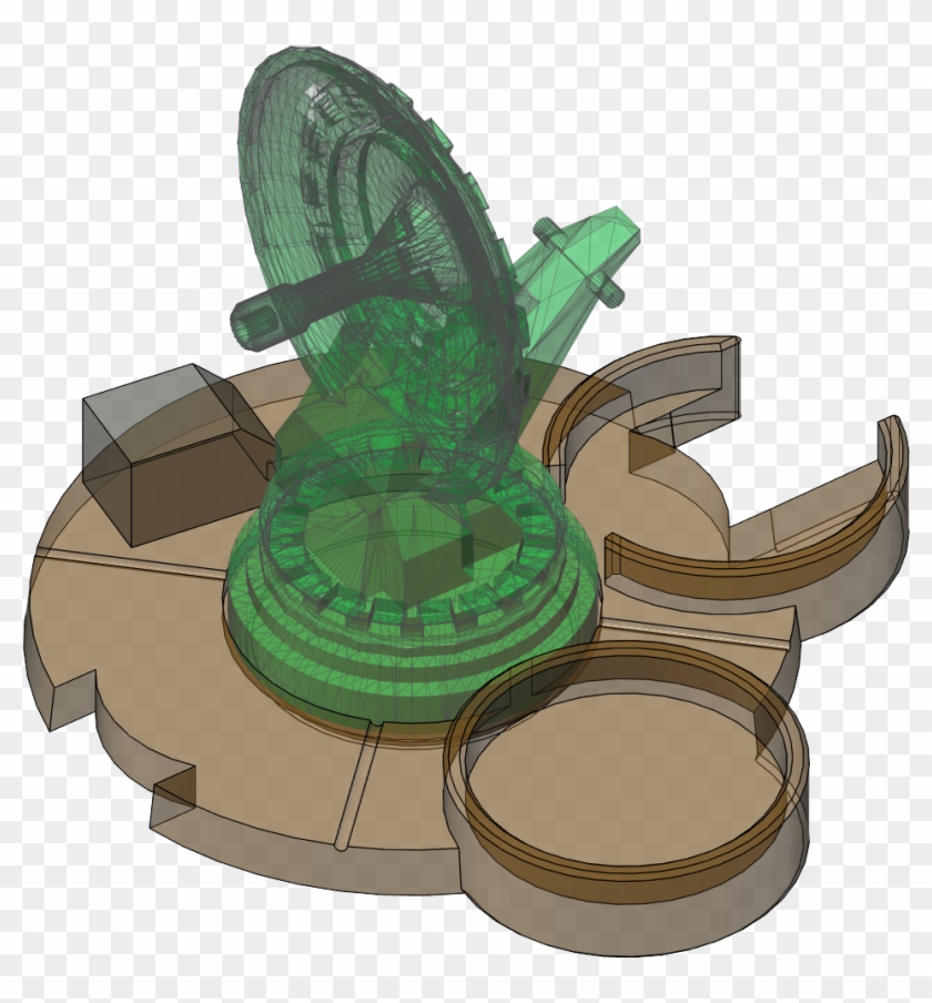 Star Wars Legion Laser Cannon Base Plate - Illustration Clipart #5567199