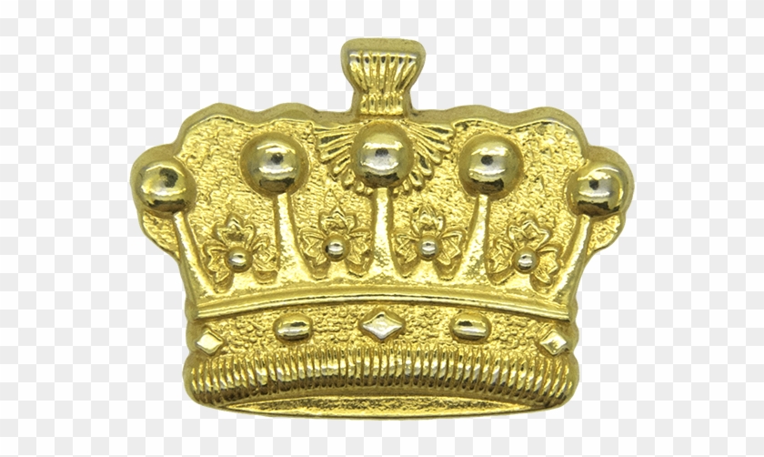 Crown Pin V, Gold - Crown Clipart #5567239