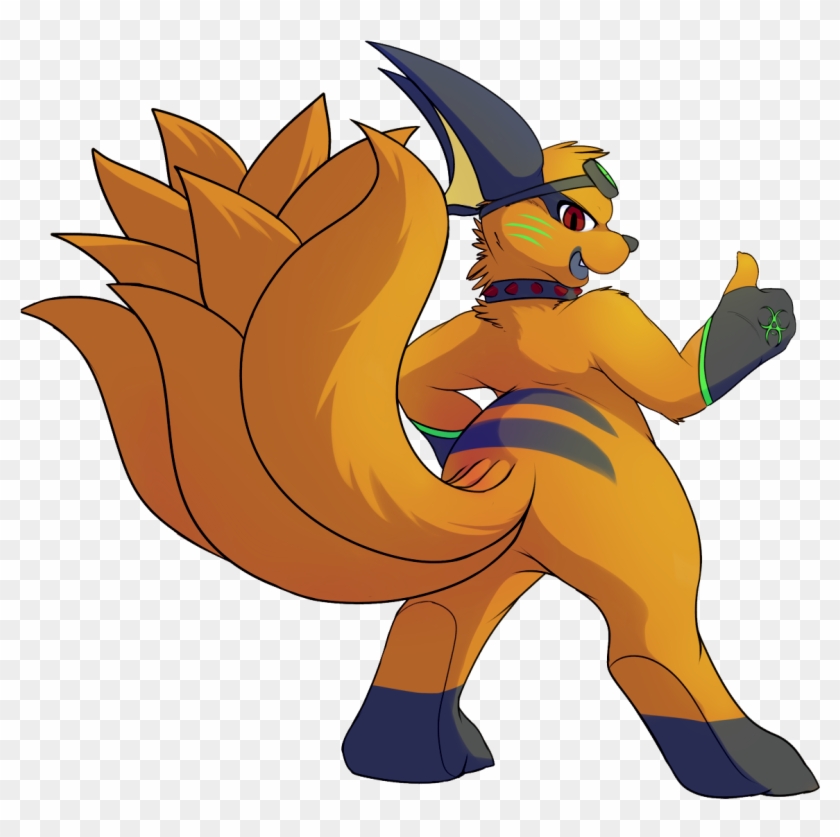 Sparky Kurama Fox - Cartoon Clipart