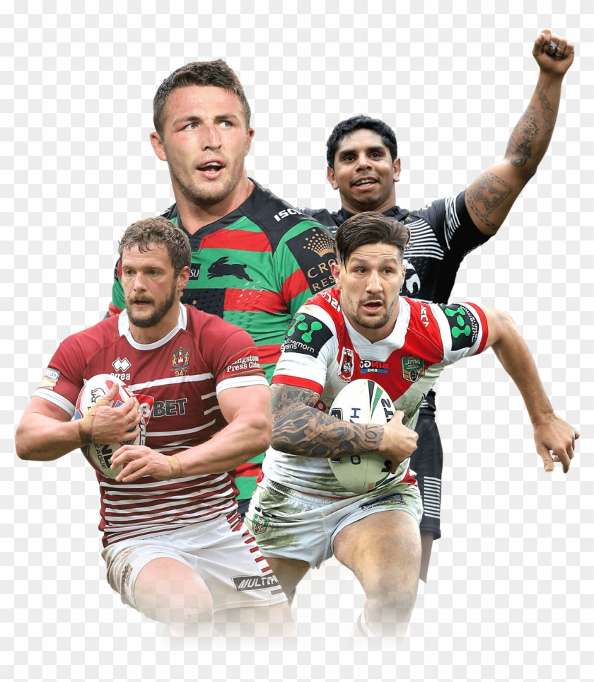 Super On Tour - Rugby League Players Png Clipart