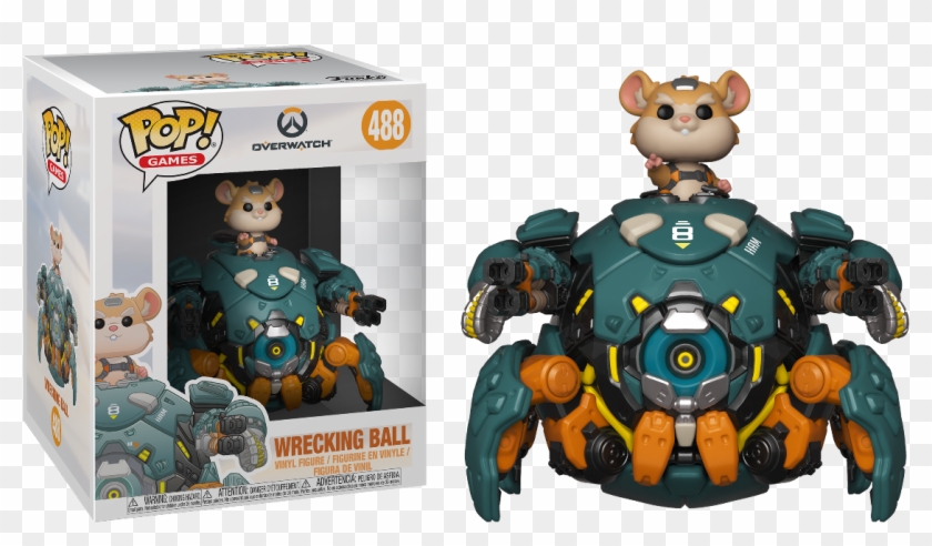 You Wreck Me Pop Vinyl Bundle - Funko Pop Overwatch Wrecking Ball Clipart