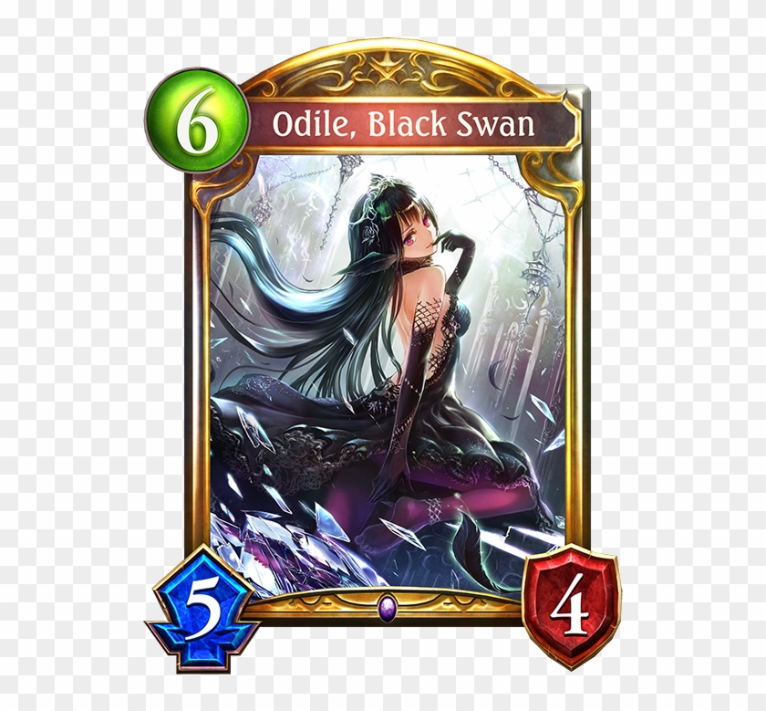 Odile, Black Swan - Odile Black Swan Shadowverse Clipart