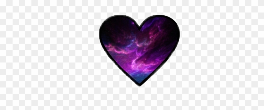#galaxy #emoji #heart #beautiful #smoke - Purple Space Clipart #5568241