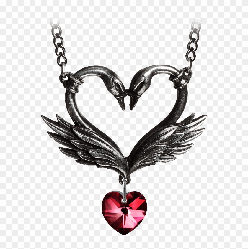 The Black Swan Romance - Collares Goticos Para Mujeres Clipart #5568448